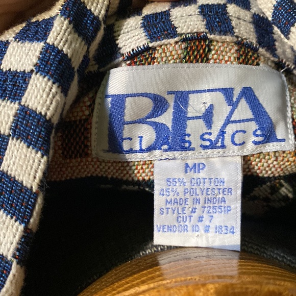 Vintage BEA Classics Woven Snowman Trucker Jacket - Picture 7 of 7